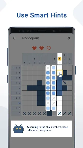Скачать Nonogram - Fun Logic Puzzle [MOD: без рекламы и все уровни открыты] на телефон — скриншот 4