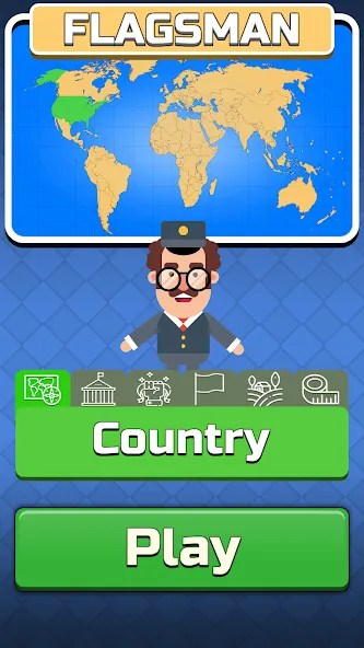 Скачать Geography: Flags Quiz Game [MOD: открыты все флаги и уровни] на телефон — скриншот 5
