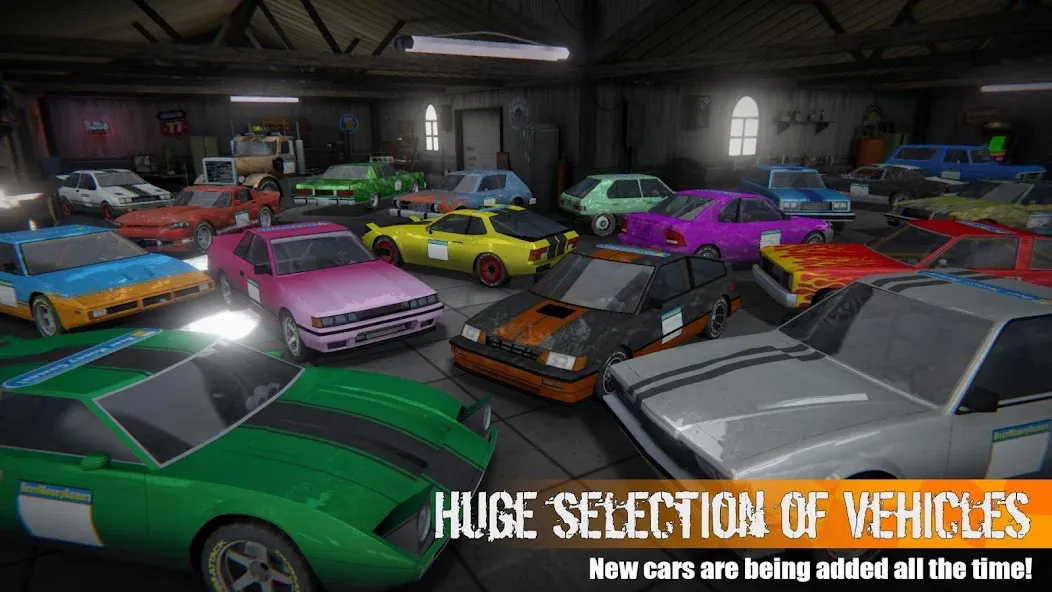 Demolition Derby 3 [MOD: безлимитные деньги и топливo] (Бесплатно / APK) — скриншот 4