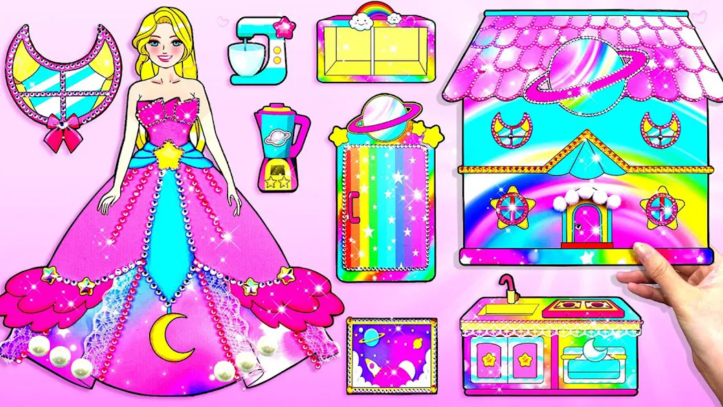 Doll Dress Up Makeup Girl Game [MOD: все наряды и макияж открыты] последняя версия — скриншот 5