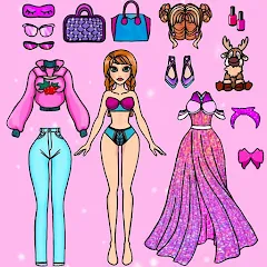 Doll Dress Up Makeup Girl Game [MOD: все наряды и макияж открыты] последняя версия