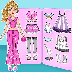 Взломанная DIY Paper Princess Doll Games [MOD: открыты все наряды и уровни] на Андроид
