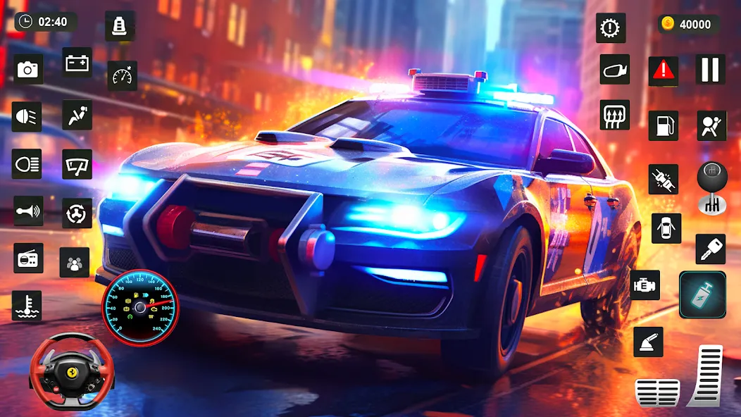 Скачать Police Car Kids Driving Game [MOD: новые полицейские машины и задания] на телефон — скриншот 4