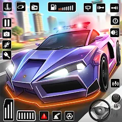 Скачать Police Car Kids Driving Game [MOD: новые полицейские машины и задания] на телефон