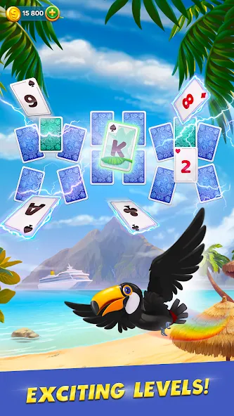 Solitaire Cruise: Card Games [MOD: безлимитные монеты и жизни] (Бесплатно / APK) — скриншот 4