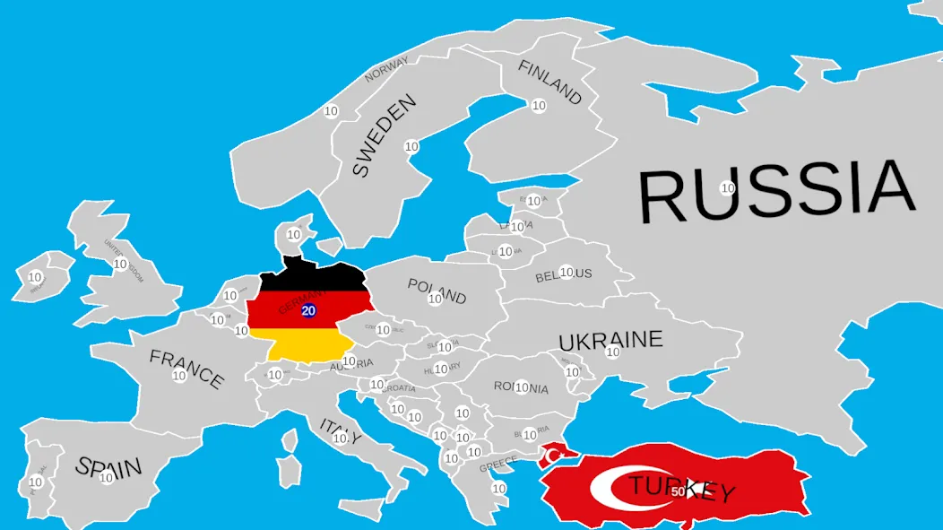 Country War [MOD: много денег и ресурсов] на Андроид — скриншот 4