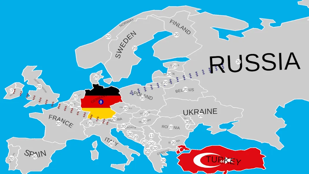 Country War [MOD: много денег и ресурсов] на Андроид — скриншот 5