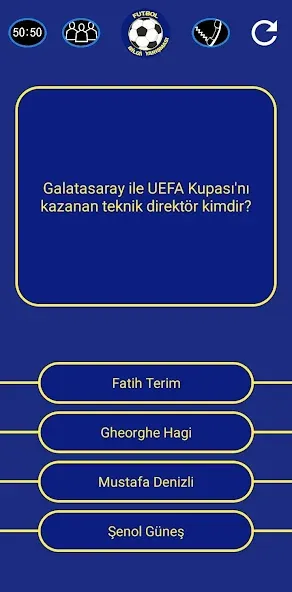 Взломанная Türkiye Süper Ligi Bilgi Oyunu [MOD: безлимитные подсказки и очки] на Андроид — скриншот 2