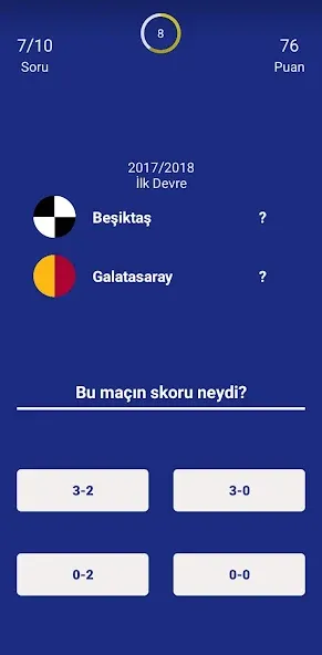Взломанная Türkiye Süper Ligi Bilgi Oyunu [MOD: безлимитные подсказки и очки] на Андроид — скриншот 4