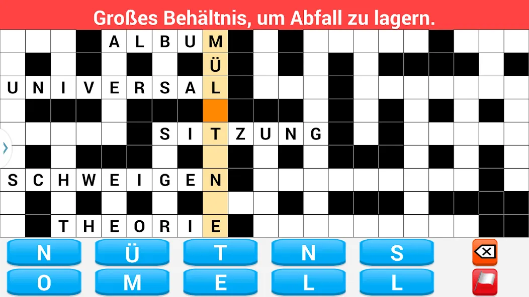 Скачать Kreuzworträtsel Deutsch [MOD: безлимитные подсказки и открыты все уровни] на телефон — скриншот 5