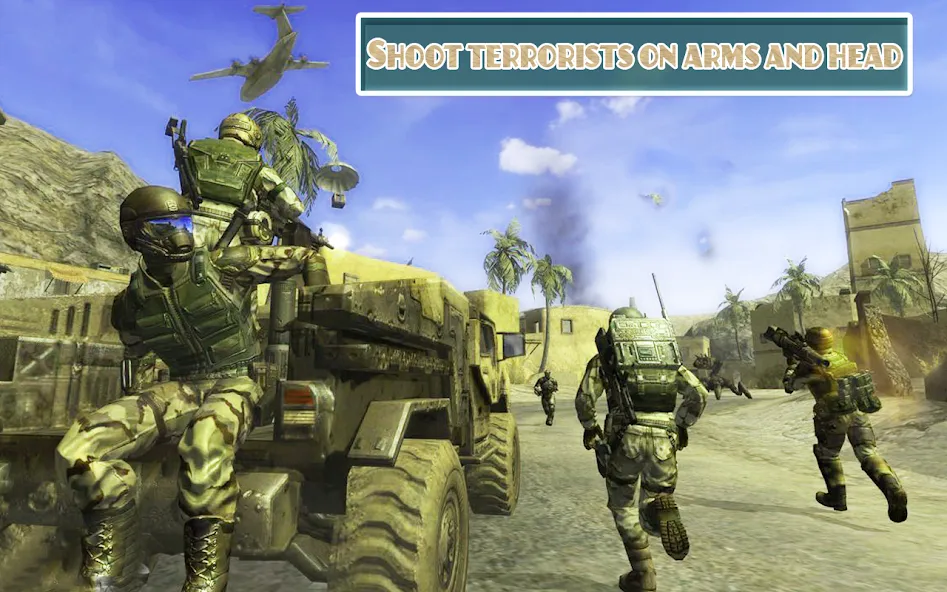 Скачать взлом Call of Modern Army Combat [MOD: безлимитные деньги и оружие] — скриншот 2