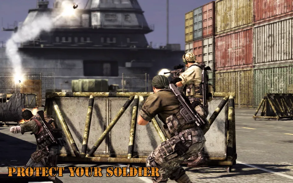 Скачать взлом Call of Modern Army Combat [MOD: безлимитные деньги и оружие] — скриншот 5