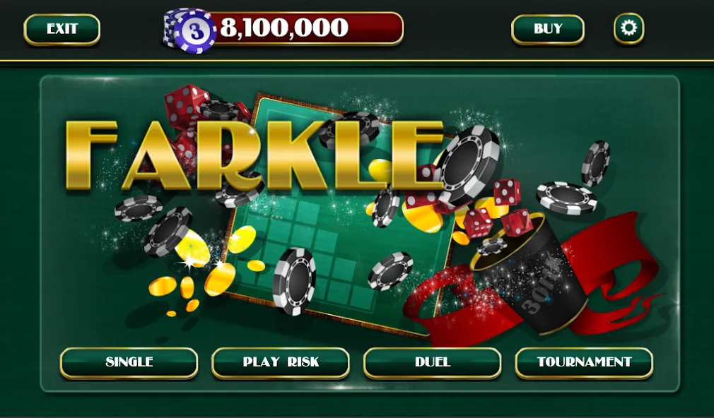 Farkle [MOD: безлимитные монеты и удача] (Бесплатно / APK) — скриншот 1