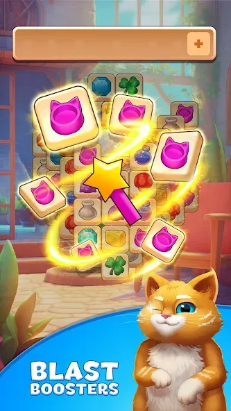 Скачать взлом Tile Yard: Matching Game [MOD: безлимитные монеты и все уровни открыты] — скриншот 3