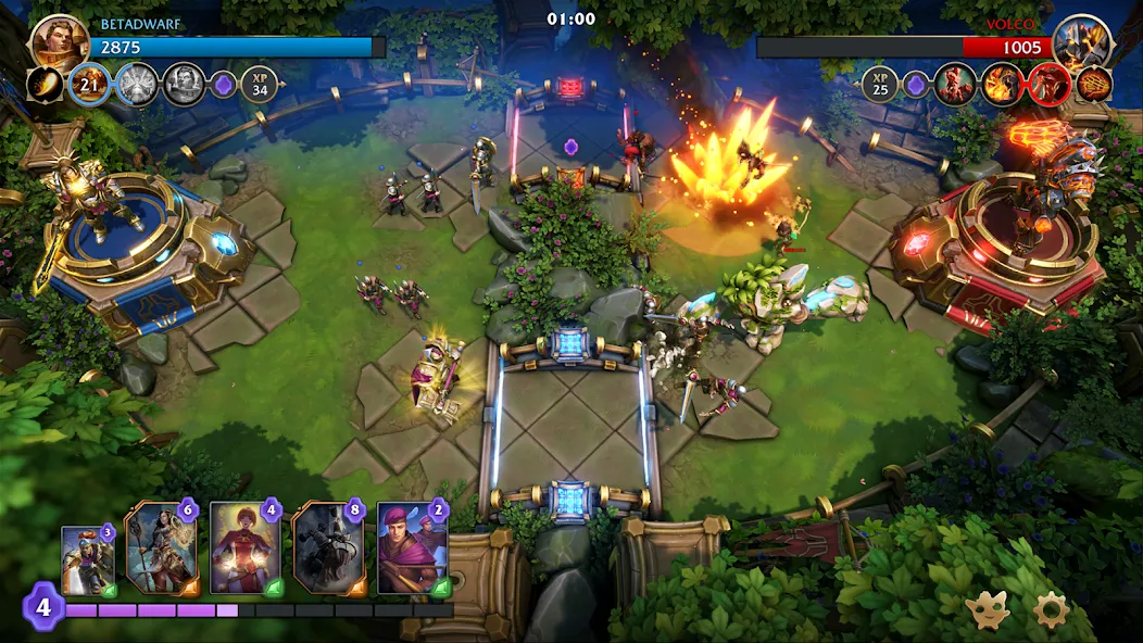 Скачать взлом Minion Masters [MOD: безлимитные ресурсы и все карты открыты] — скриншот 1