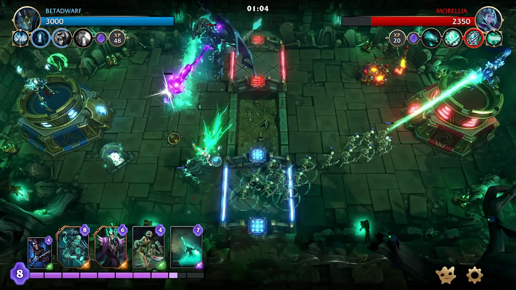 Скачать взлом Minion Masters [MOD: безлимитные ресурсы и все карты открыты] — скриншот 5