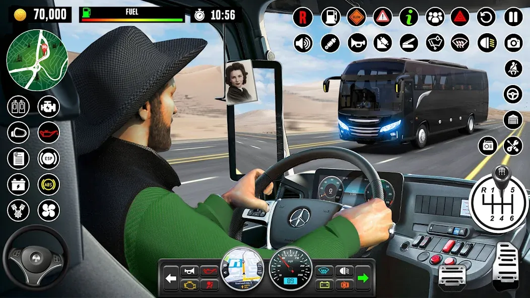 Bus Driving School : Bus Games [MOD: безлимитные деньги и открыты все уровни] на Андроид — скриншот 1