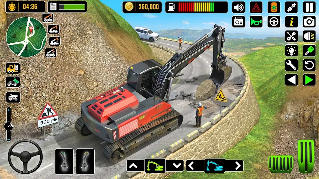 Скачать взлом City Road Construction Games [MOD: строительство дорог без ограничений] — скриншот 1