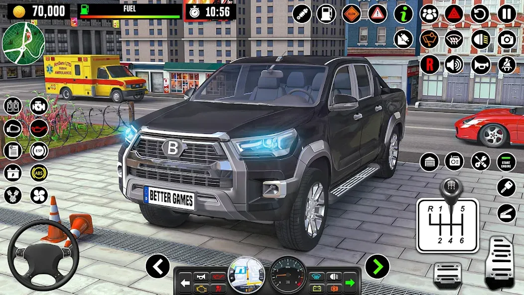 Скачать City Driving School Car Games [MOD: безлимитные деньги и все машины открыты] — скриншот 1