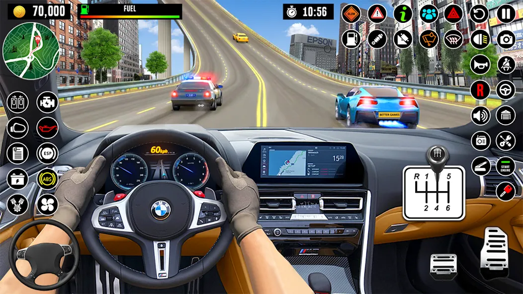 Скачать City Driving School Car Games [MOD: безлимитные деньги и все машины открыты] — скриншот 5