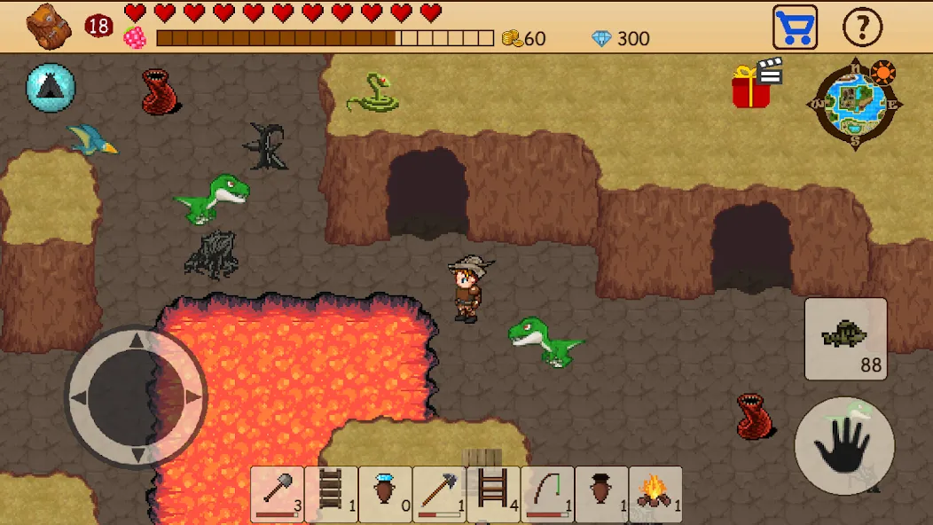 Survival RPG: Open World Pixel [MOD: безлимитные ресурсы и здоровье] последняя версия — скриншот 5