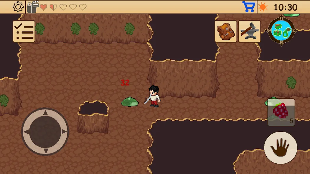 Скачать Survival RPG 1: Island Escape [MOD: безлимитные ресурсы и здоровье] на телефон — скриншот 2