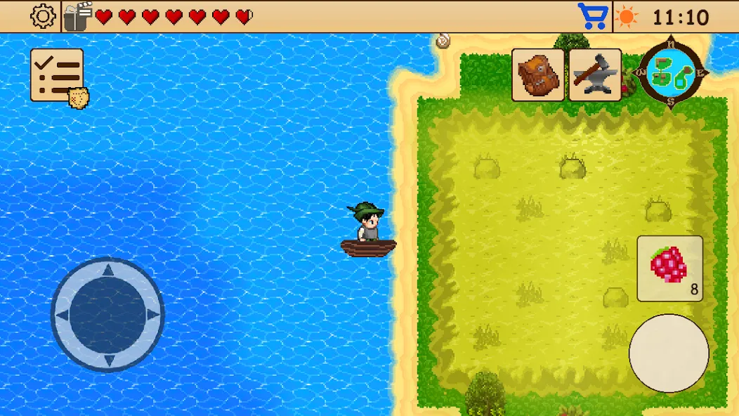 Скачать Survival RPG 1: Island Escape [MOD: безлимитные ресурсы и здоровье] на телефон — скриншот 4