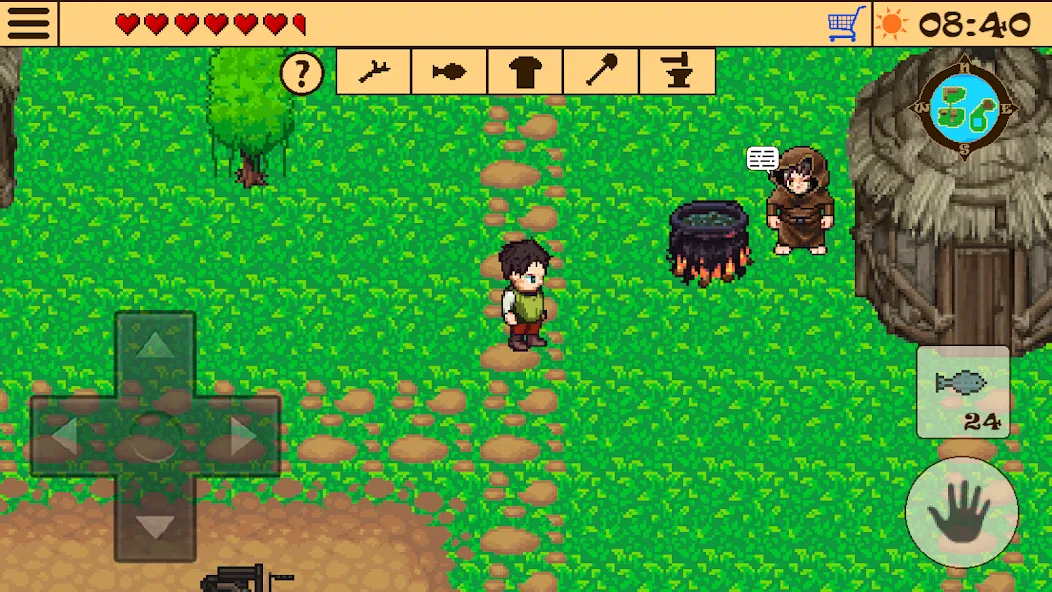 Survival RPG 2:Temple Ruins 2D [MOD: безлимитные ресурсы и здоровье] на Андроид — скриншот 2