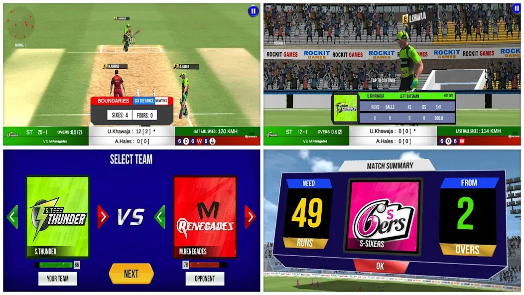 Скачать Aussie T20 Cricket Game 2023 [MOD: безлимитные монеты и разблокированы команды] на телефон — скриншот 4