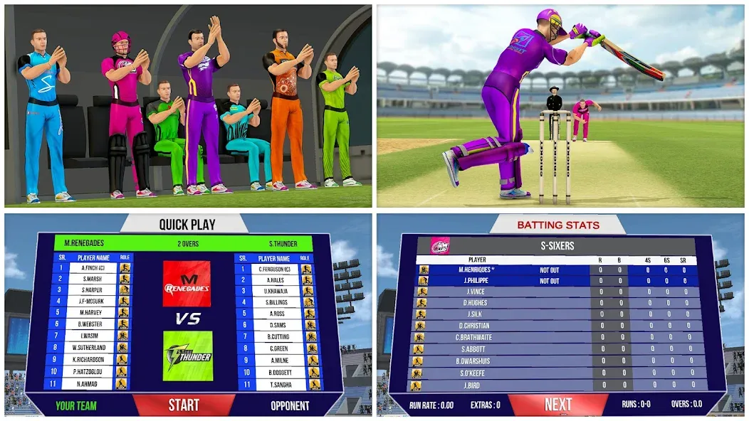 Скачать Aussie T20 Cricket Game 2023 [MOD: безлимитные монеты и разблокированы команды] на телефон — скриншот 5