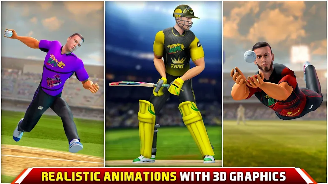 Скачать Bangladesh Cricket T20 Game [MOD: безлимитные деньги и все команды открыты] — скриншот 2