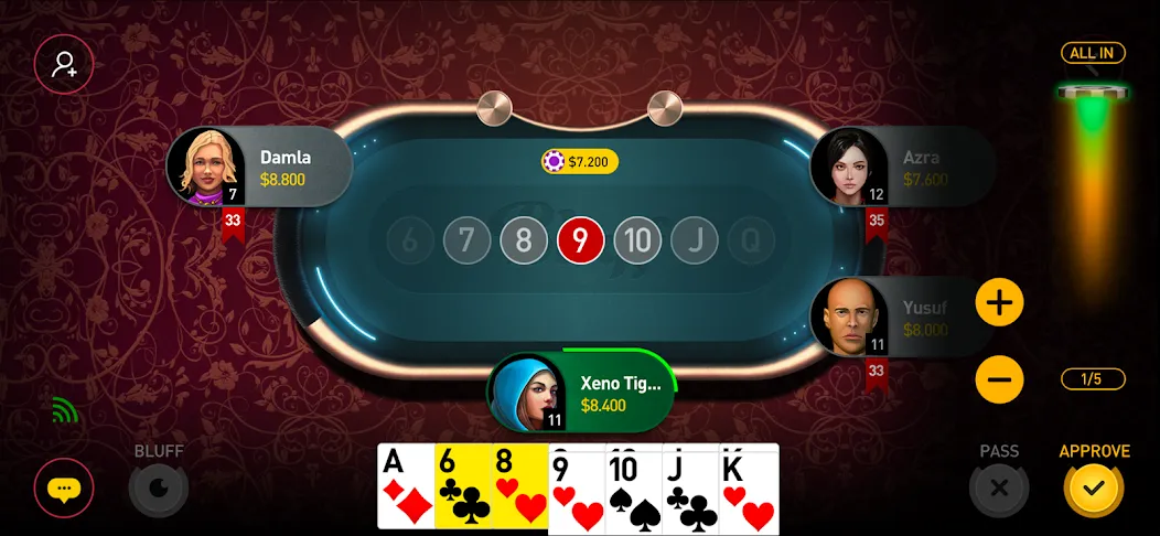Bluff Game [MOD: взломанные карты и безлимитные ходы] на Андроид — скриншот 5