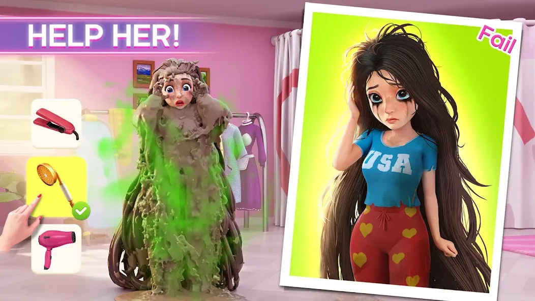 Project Makeover [MOD: безлимитные монеты и жизни] последняя версия — скриншот 1