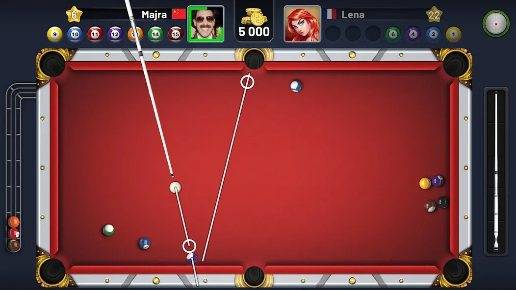 8 Pool Clash [MOD: безлимитные монеты и разблокированные столы] на Андроид — скриншот 1
