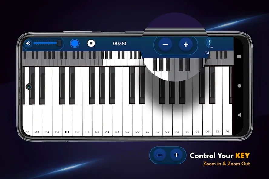 Real Piano Keyboard [MOD: реалистичный звук и безлимитные ноты] (Бесплатно / APK) — скриншот 4