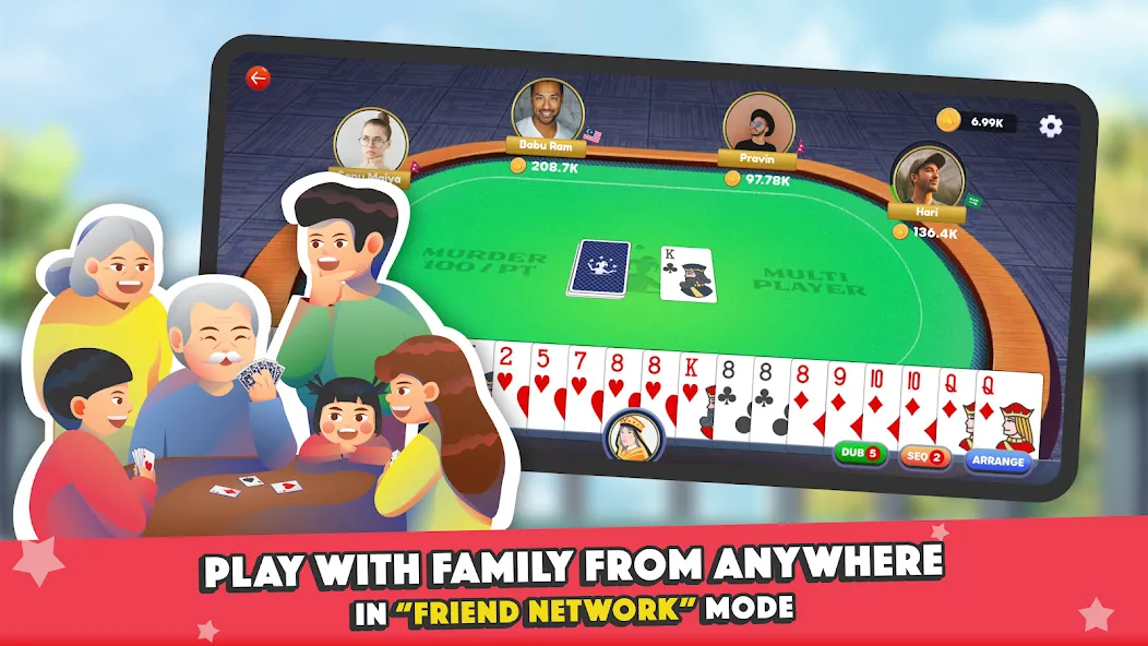 Marriage Card Game by Bhoos [MOD: безлимитные подсказки и открыты все карты] (Бесплатно / APK) — скриншот 2