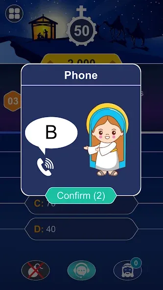 Скачать взлом Daily Bible Trivia: Quiz Games [MOD: безлимитные подсказки и очки] — скриншот 5