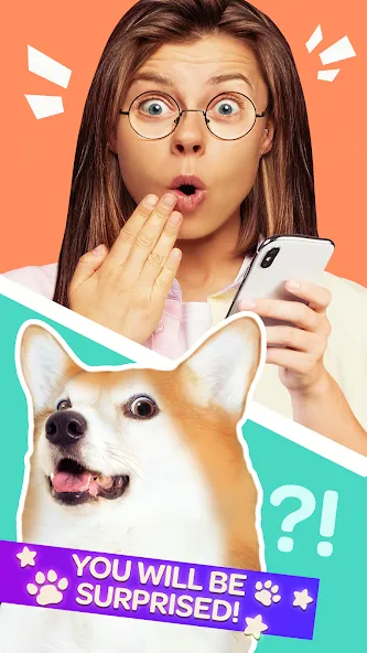 Скачать взлом Dog Translator Pet Speak Talk [MOD: разговор с питомцем без ограничений] — скриншот 2