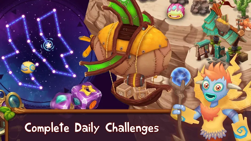 Скачать Singing Monsters: Dawn of Fire [MOD: безлимитные ресурсы и ускоренное развитие] на телефон — скриншот 3