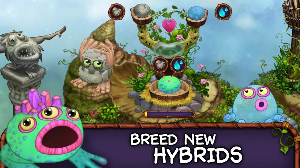 My Singing Monsters [MOD: безлимитные монеты и кристаллы] — Скачать бесплатно (APK) — скриншот 2
