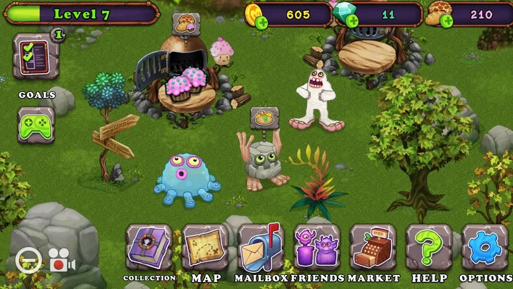 My Singing Monsters [MOD: безлимитные монеты и кристаллы] — Скачать бесплатно (APK) — скриншот 5