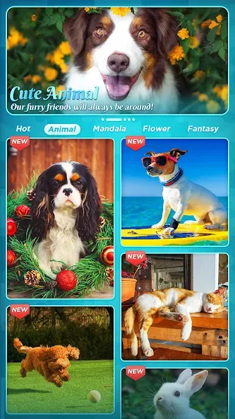 Скачать Jigsaw Puzzles [MOD: без рекламы и все пазлы открыты] — скриншот 5