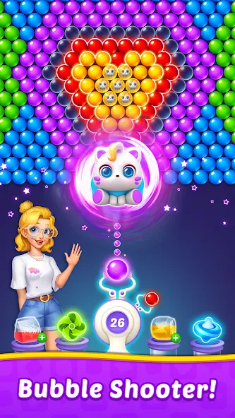 Bubble Shooter Home [MOD: безлимитные монеты и все уровни] — Скачать бесплатно (APK) — скриншот 1