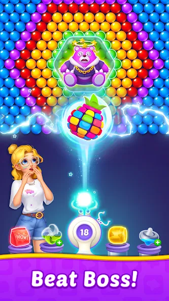 Bubble Shooter Home [MOD: безлимитные монеты и все уровни] — Скачать бесплатно (APK) — скриншот 3