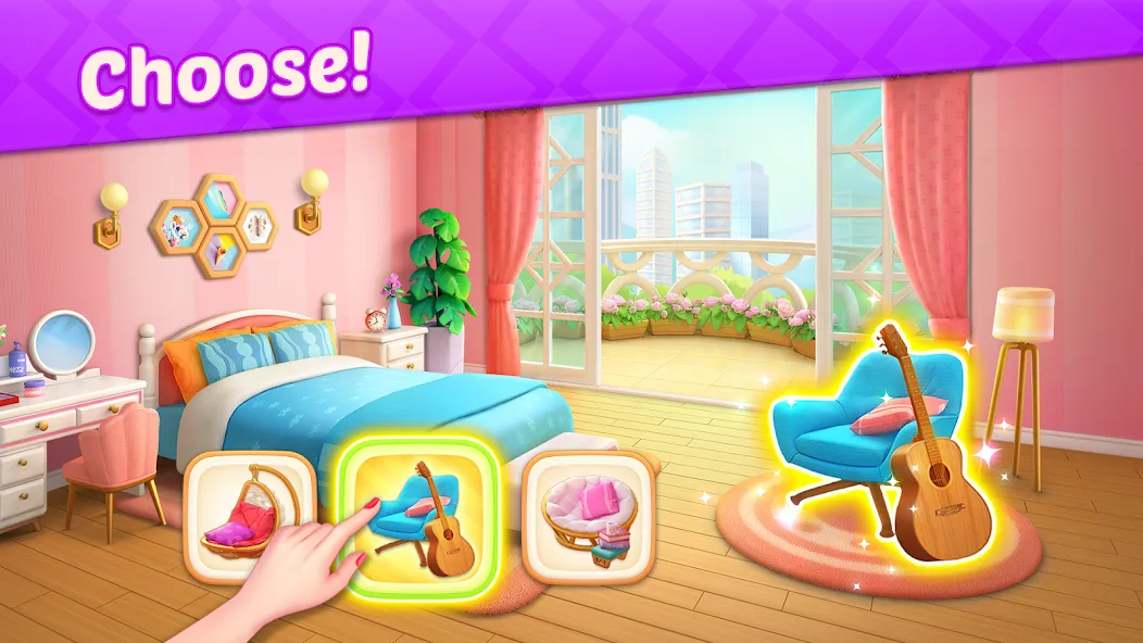 Design Diary - Match 3 & Home [MOD: безлимитные монеты и открыты все уровни] — Скачать бесплатно (APK) — скриншот 3
