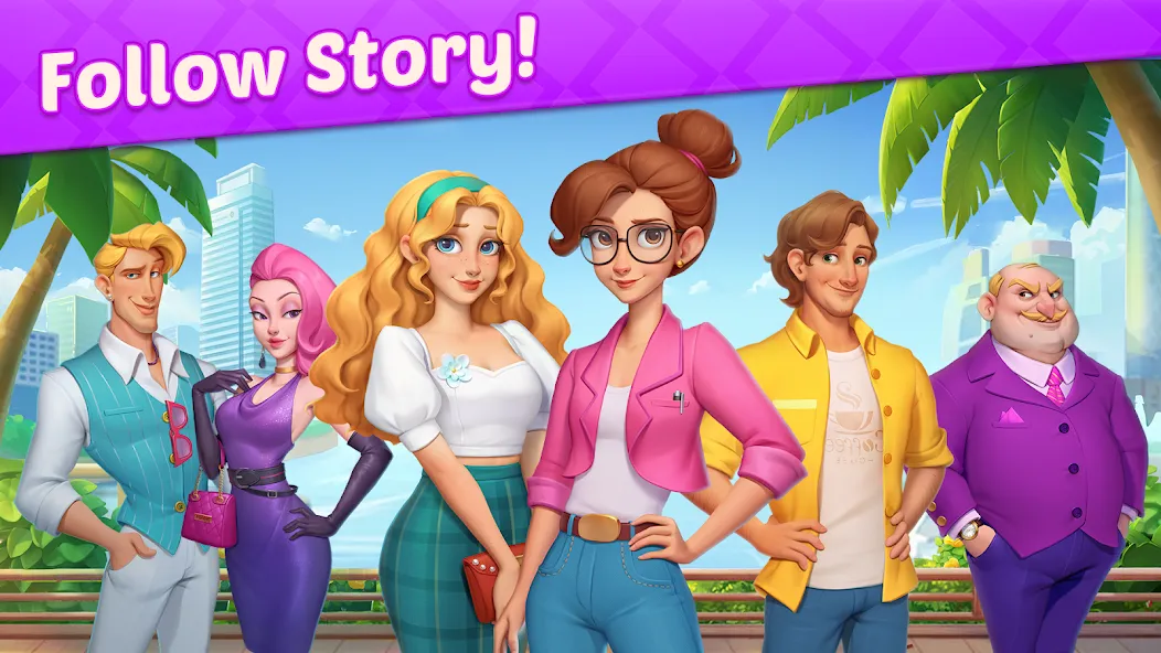 Design Diary - Match 3 & Home [MOD: безлимитные монеты и открыты все уровни] — Скачать бесплатно (APK) — скриншот 5