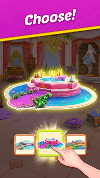 Скачать Jewel Manor - Home Design [MOD: безлимитные деньги и открыты все уровни] на телефон — скриншот 3