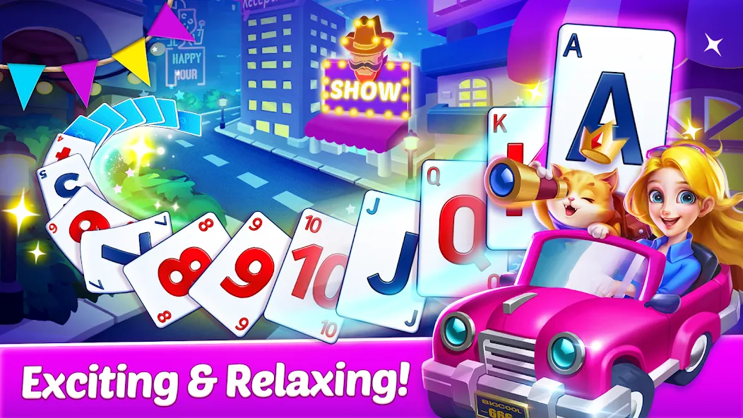 Solitaire Tripeaks Diary [MOD: безлимитные монеты и жизни] (Бесплатно / APK) — скриншот 1