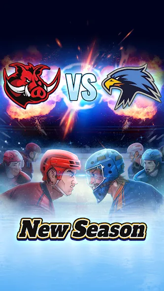 Superstar Hockey [MOD: безлимитные деньги и энергия] на Андроид — скриншот 1