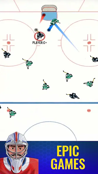 Superstar Hockey [MOD: безлимитные деньги и энергия] на Андроид — скриншот 2